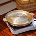 *NotDam* Korean traditional Brassware Grill (Griddle) with deep pot for  shabu-shabu_30cm. Camping Equipment