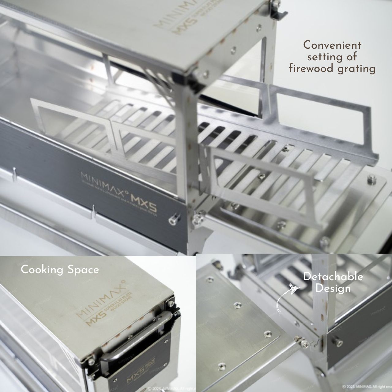 [Minimax] *Pre-order* MX5 Wood Burning Outdoor Camping Stove, Made in Korea Camping Gear.
