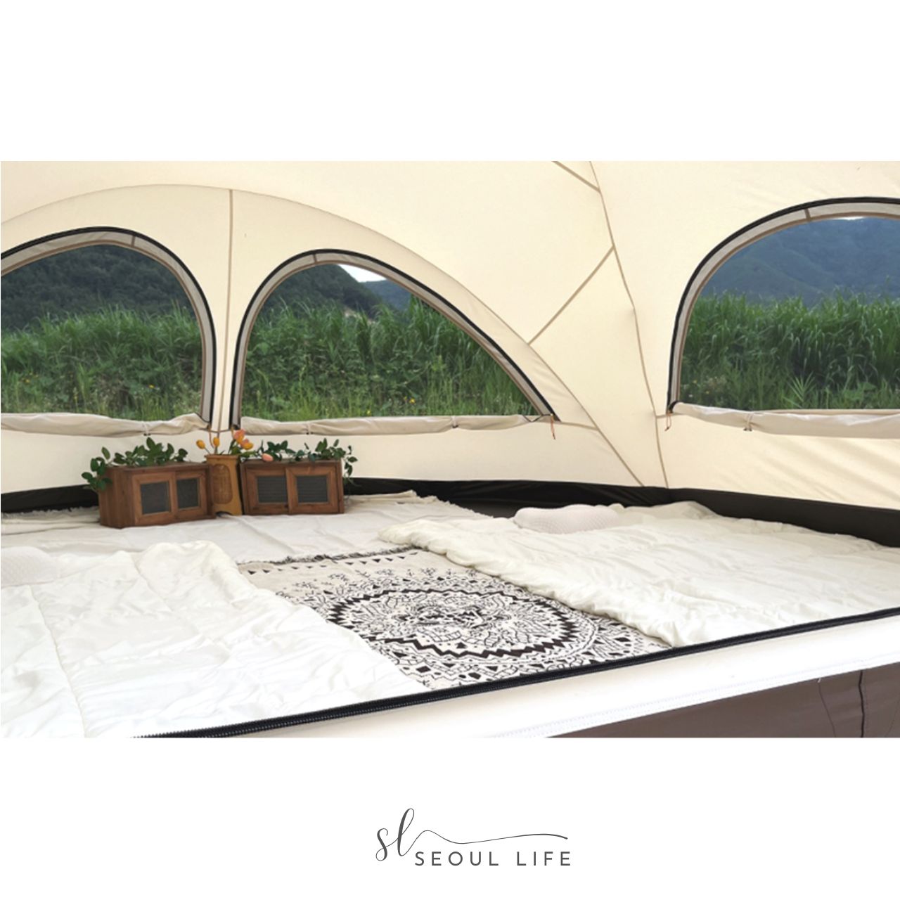[Campingkan] Regulus Connecting Tent, Connectable Design with other Campingkan tent.