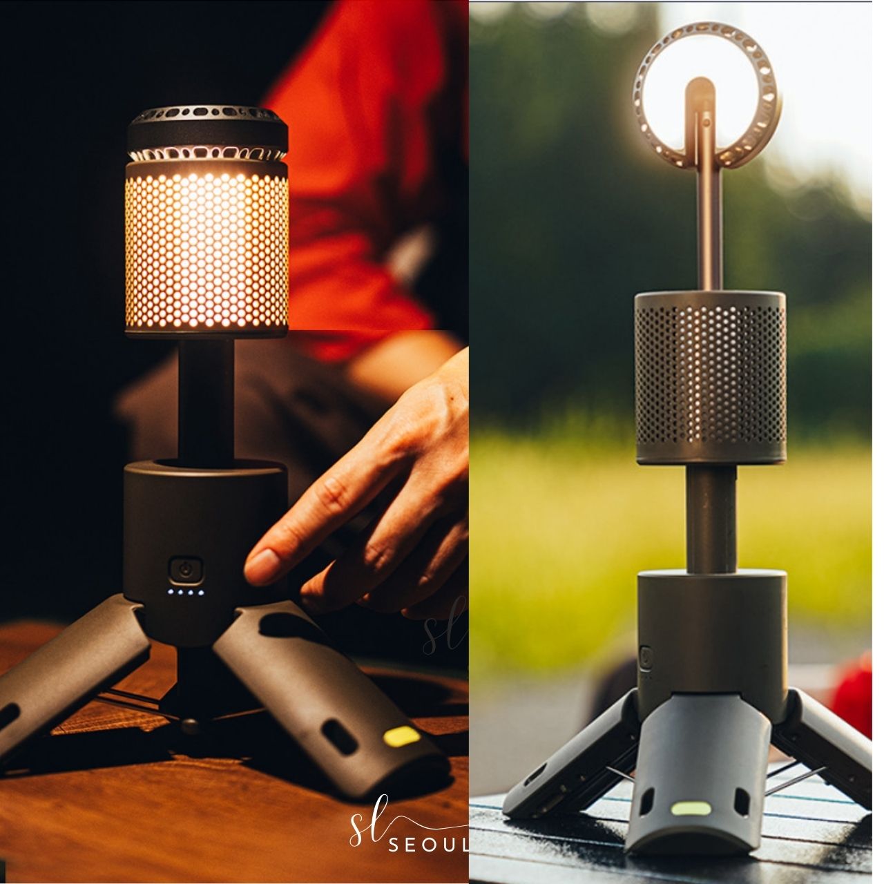 [Winco] Multi-use Stretch LED Camping lantern, Outdoor lamp, Height Adjustable, Waterproof IP65