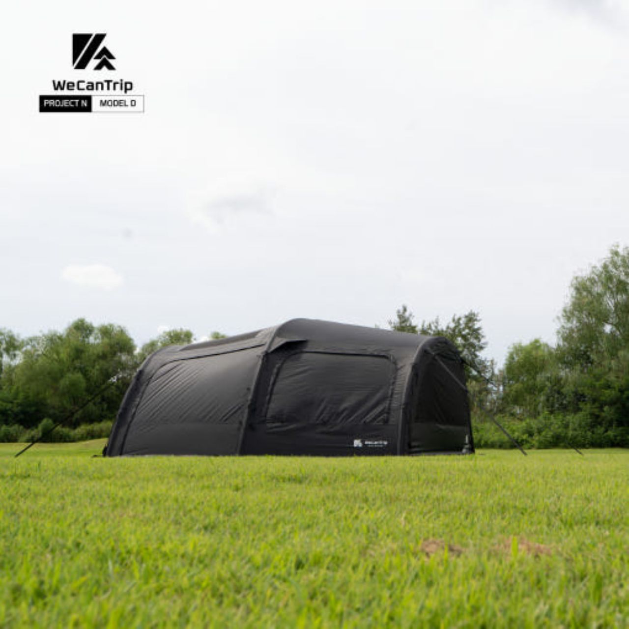 [We Can Trip] Model D Light-Weighted Air Tent, Shelter (Khaki, Black)