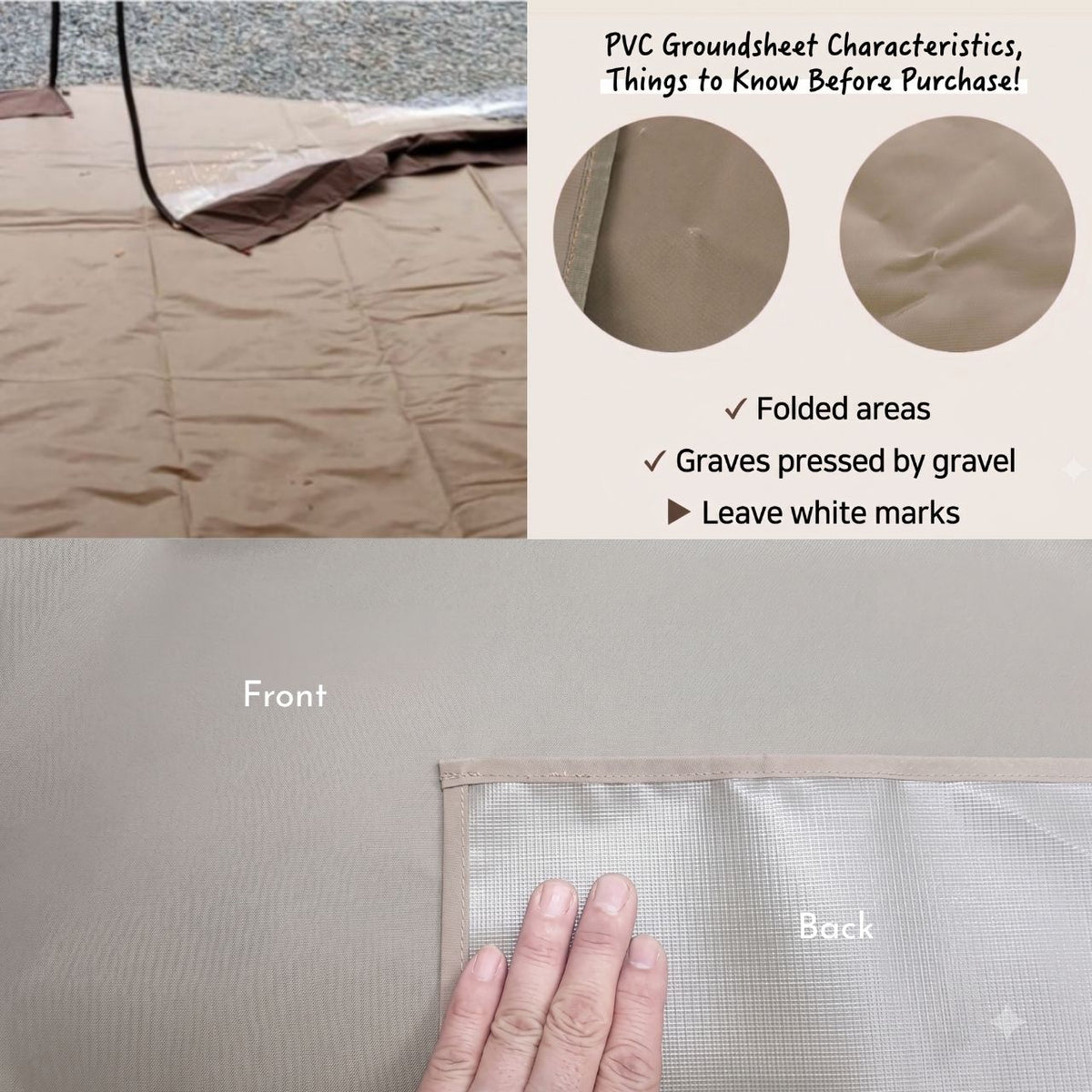 [Campingkan] Bubble Shelter Ground Sheet Tarp (PVC Coated)