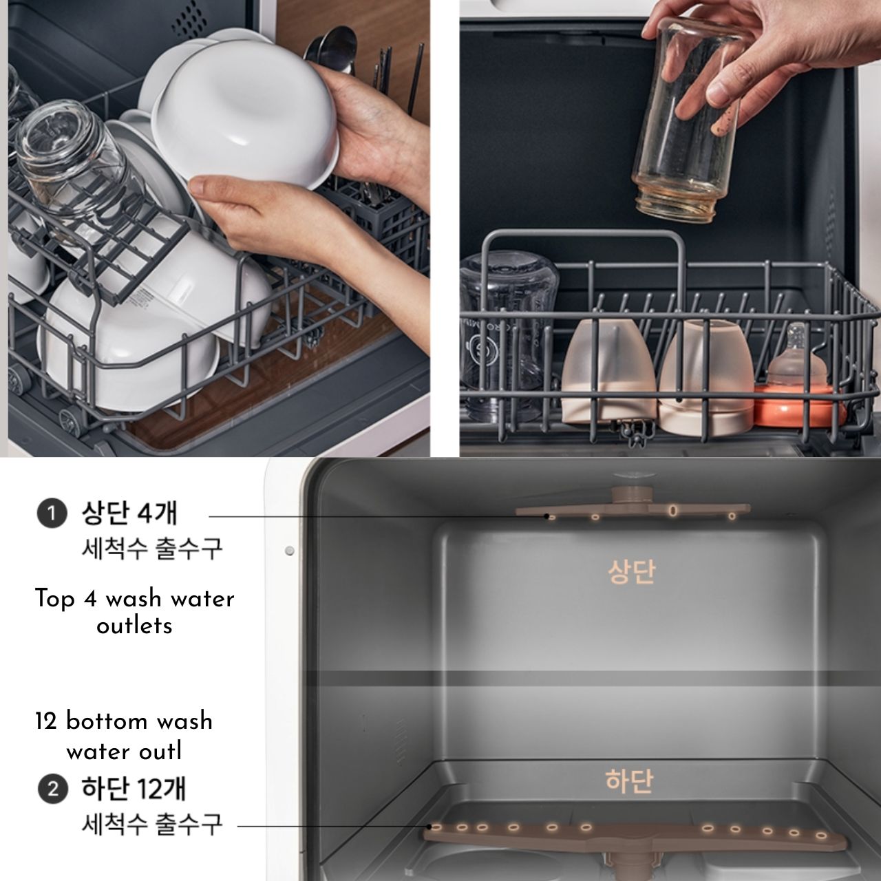 [Cuckoo] Marshmallow 2.0 Mini Dishwasher, Baby Bottle Washer, Dryer