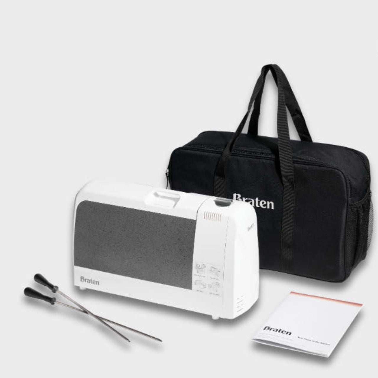 [Braten] BBQ Grill, Foldable Gas Grill Set