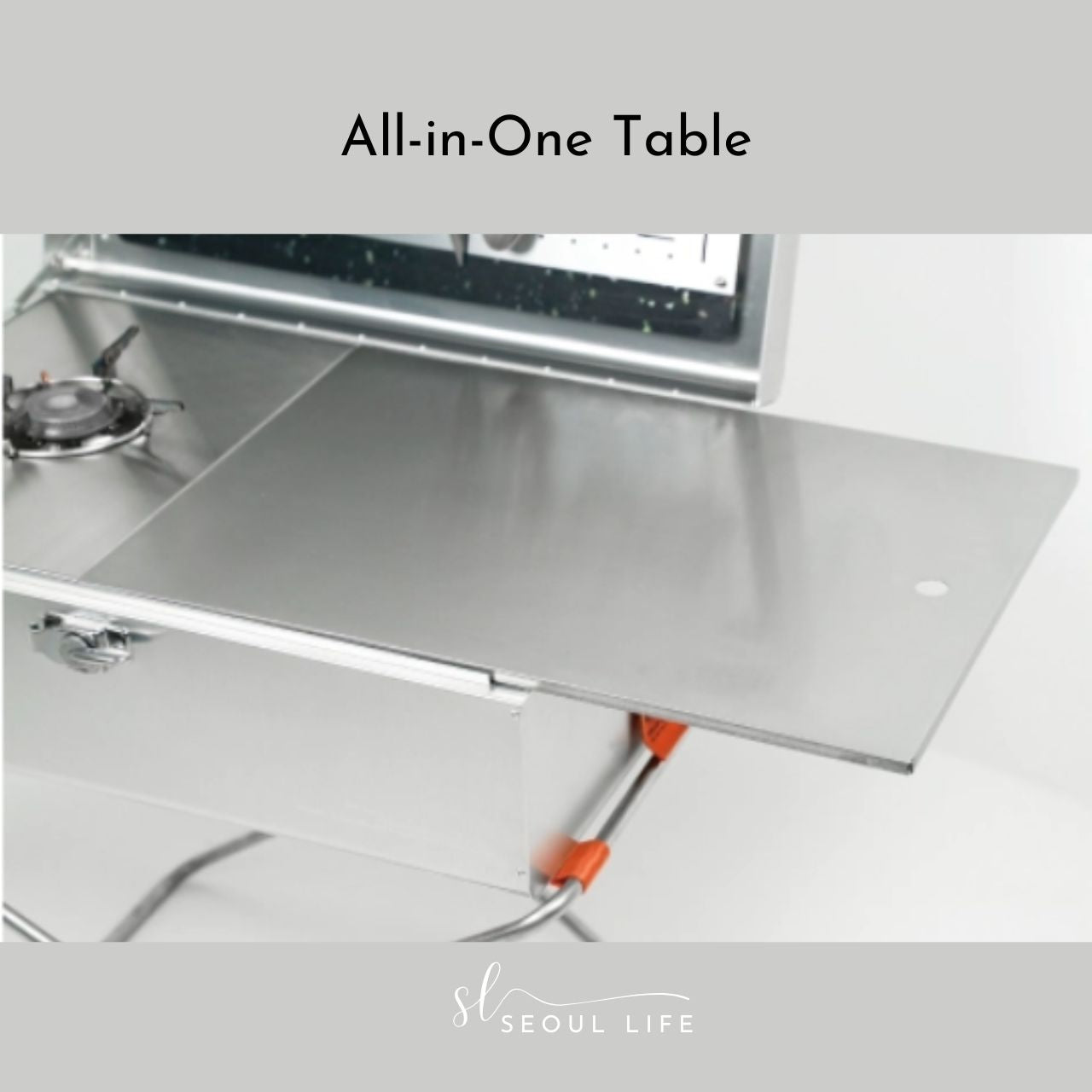 [Pletwo] All-in-one Aluminum Galley Camping Box, Outdoor Kitchen Box