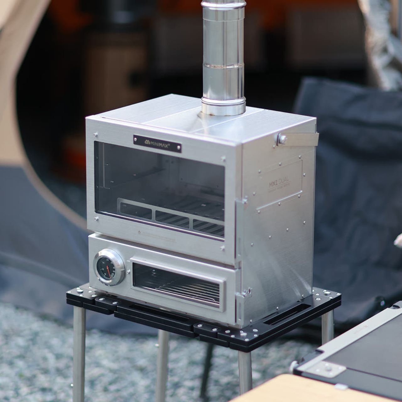 Minimax] MX1 Duel Oven, Two-in-One Camping Wood Burning Stove