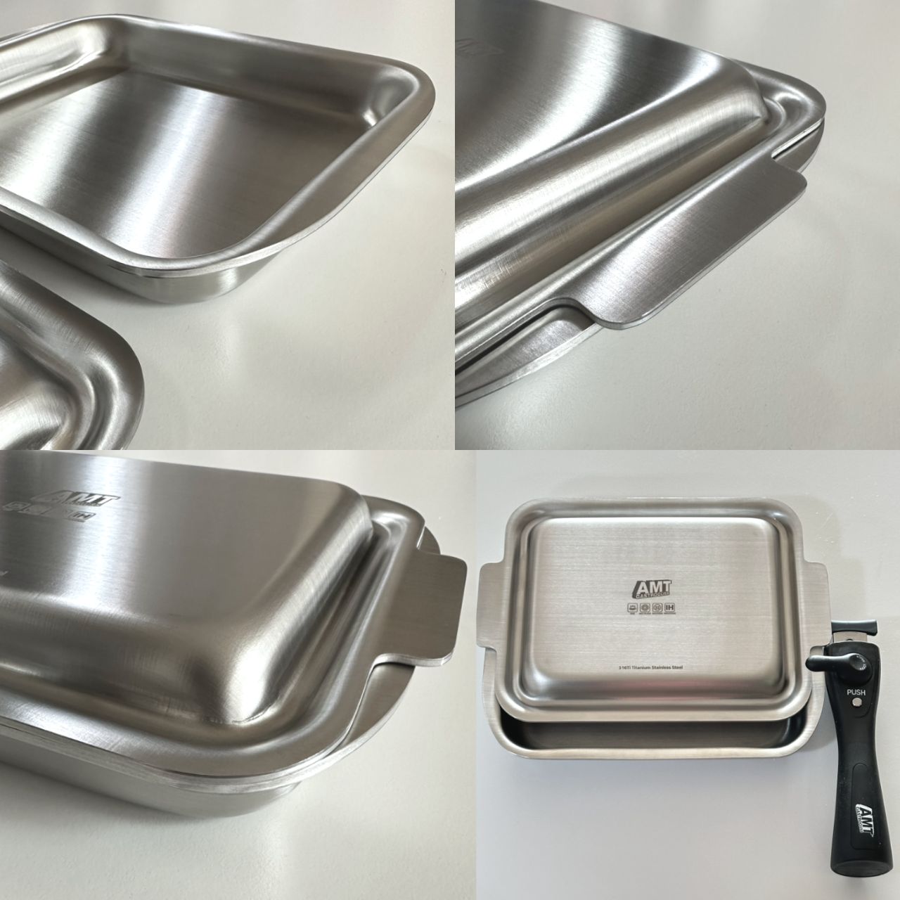[AMT] 316Ti Premium Multi-function Stealth Roast Pan Set
