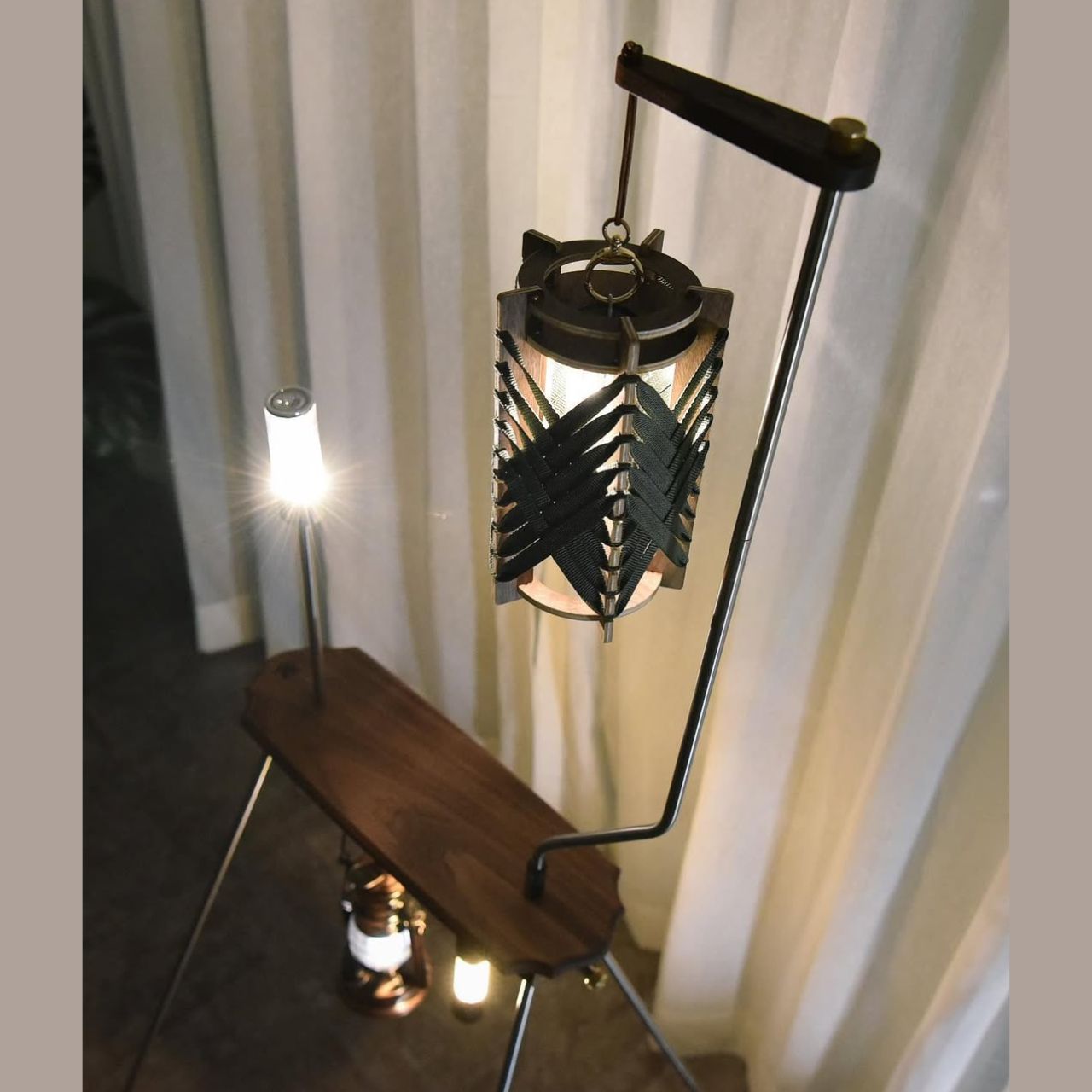 [Shahrazad] Handcarfted Wood lantern hanger stand/ Table/ Shelf