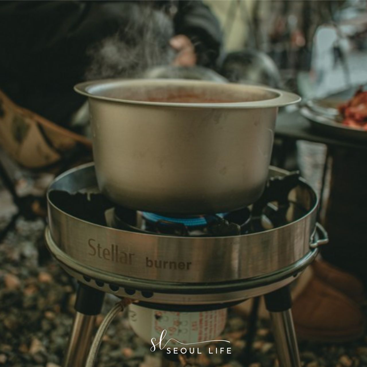 [Cladin] Titanium pots and plates Go-out Camping package