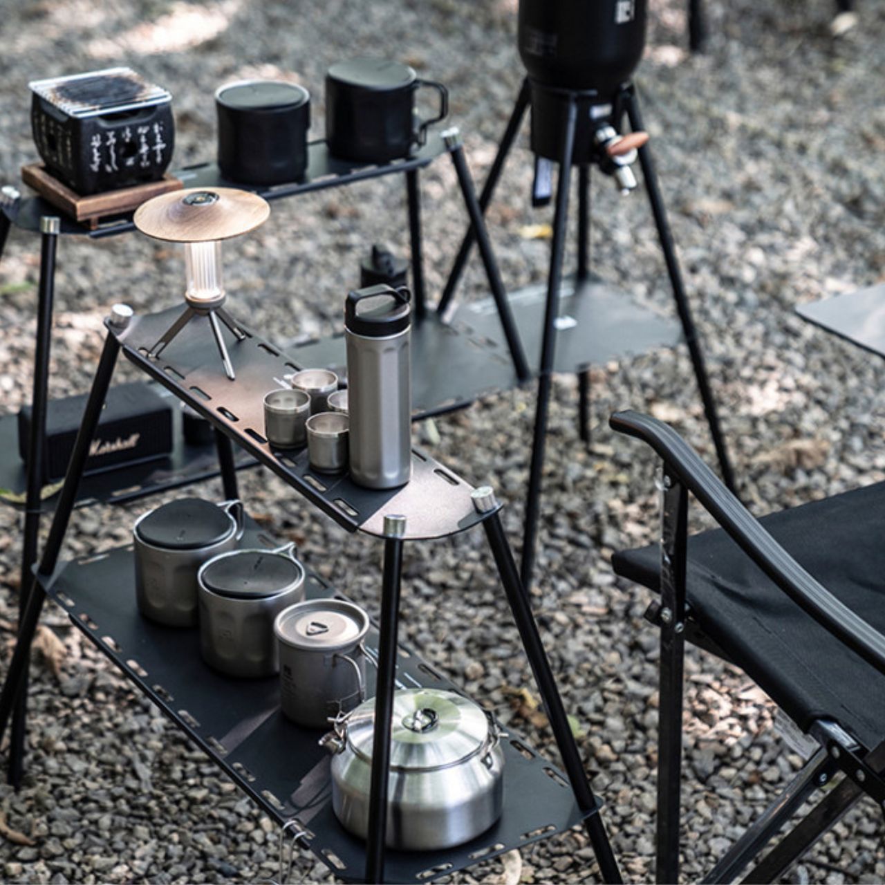 [PILMOA] Tactical Heavy Duty 2-Tier Camping Expansion Shelf