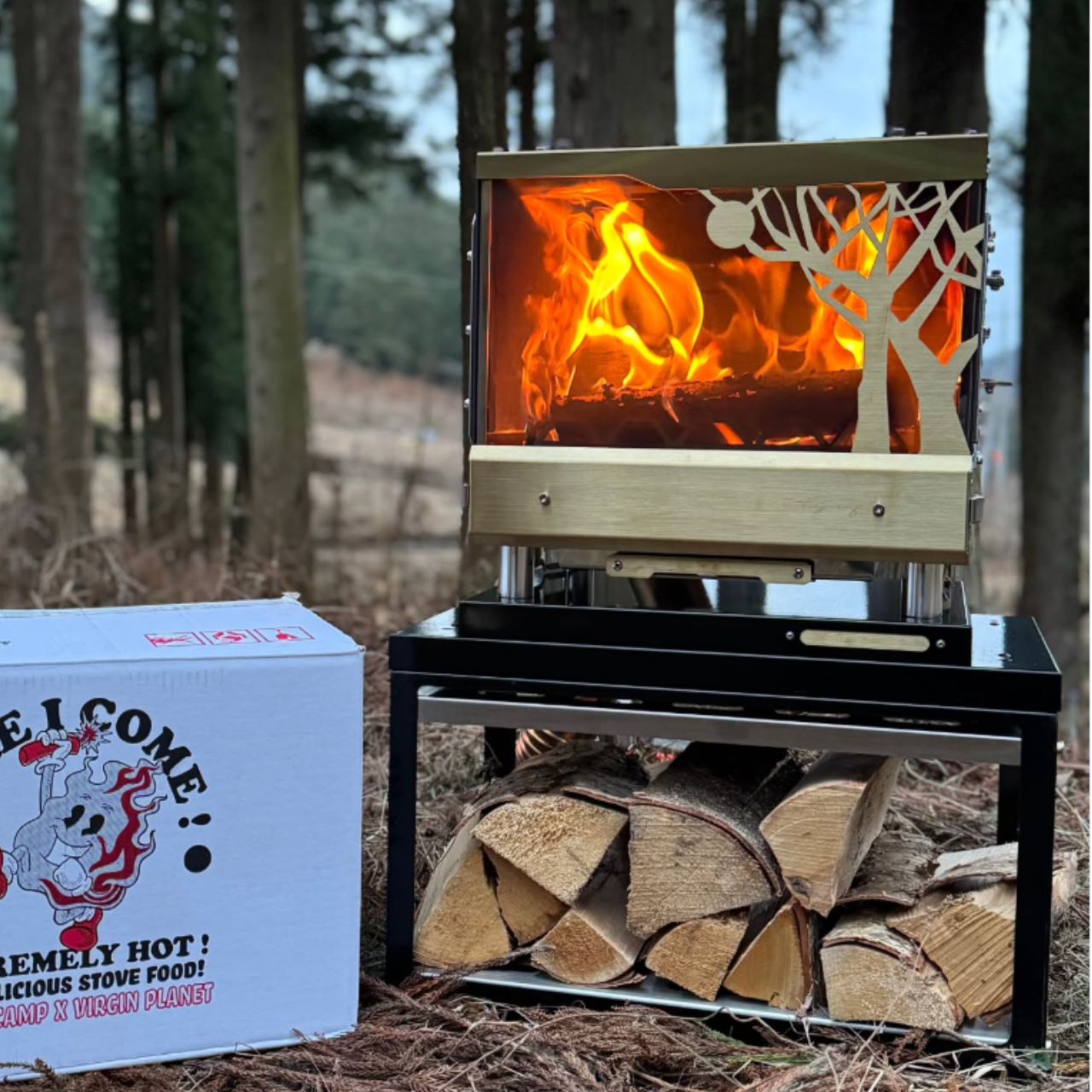 [Victory Camp] Giving Tree Square Camping Wood Stove