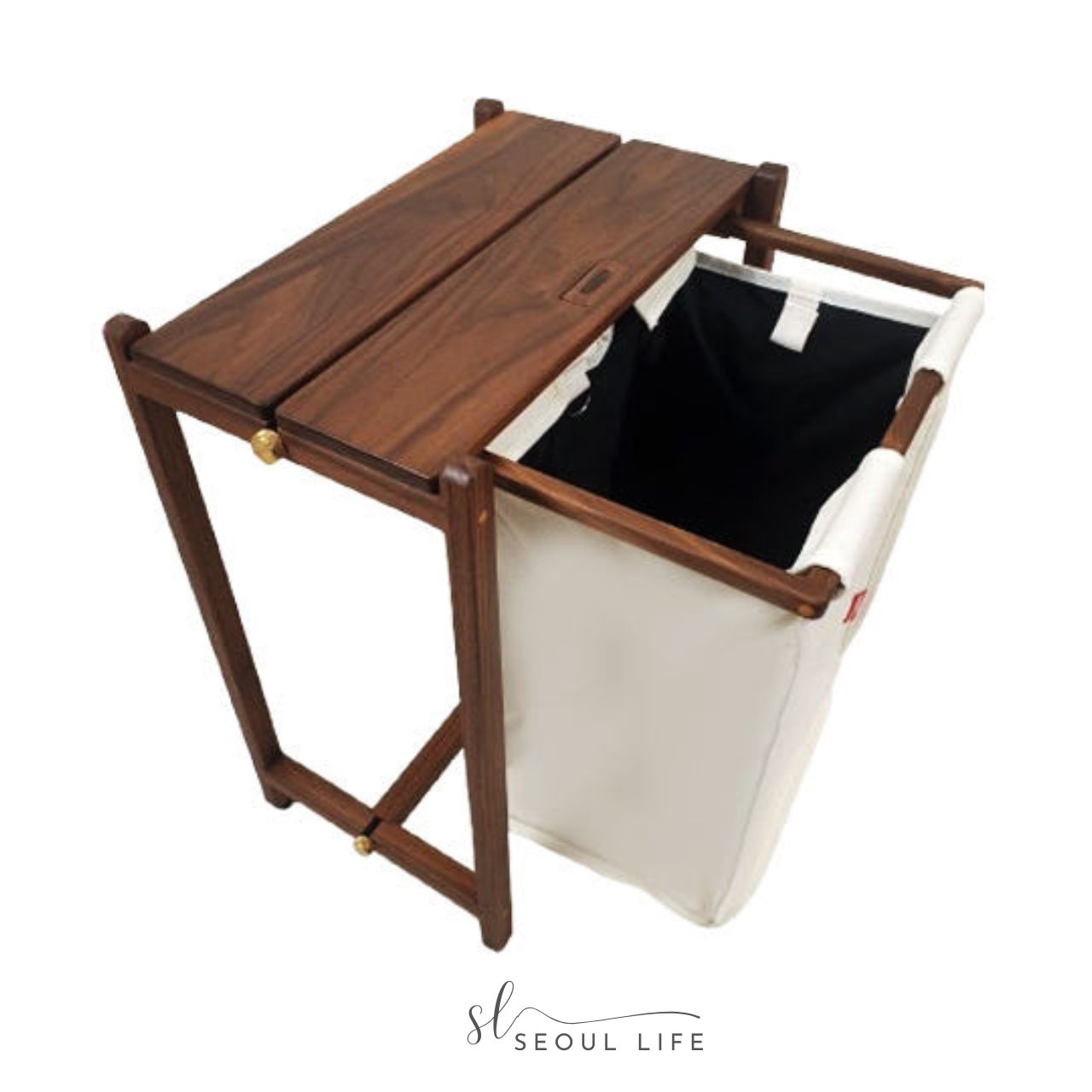 [HealBreathe] Wooden Camping Side Table, Camping Basket, Storage Table, Shelf