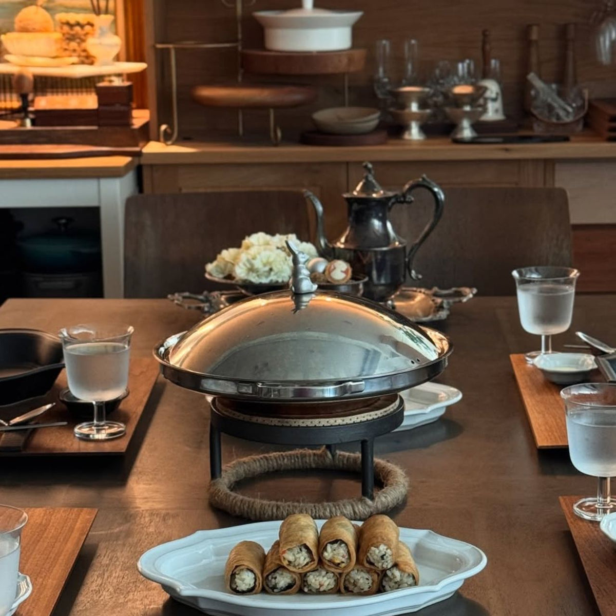 [Kuper] Caritas SUS 304 Griddle Steamer Pan with Rabbit Lid Version