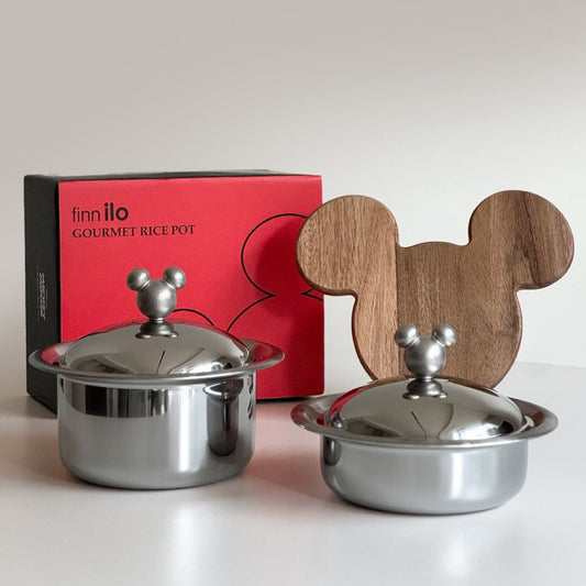 [finnilo] 316Ti 5-ply stainless gourmet stew pot, Limited Micky Mouse Edition.