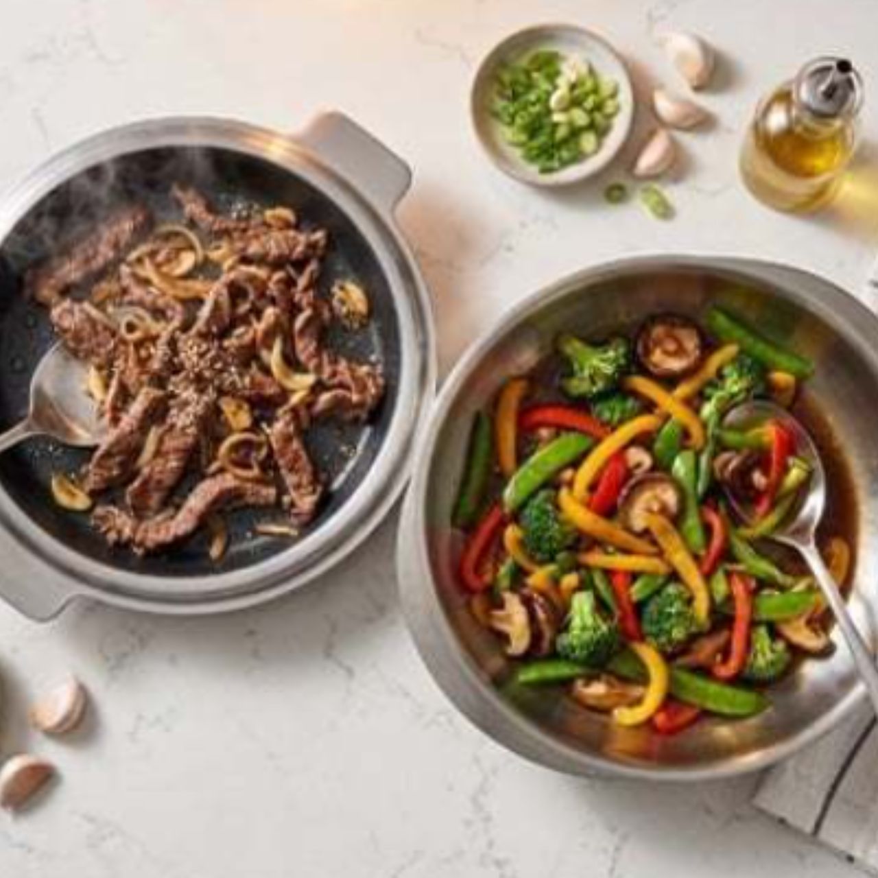 [AMT] 316Ti Double Pan, Premium 5-Ply Stainless Steel Cookware
