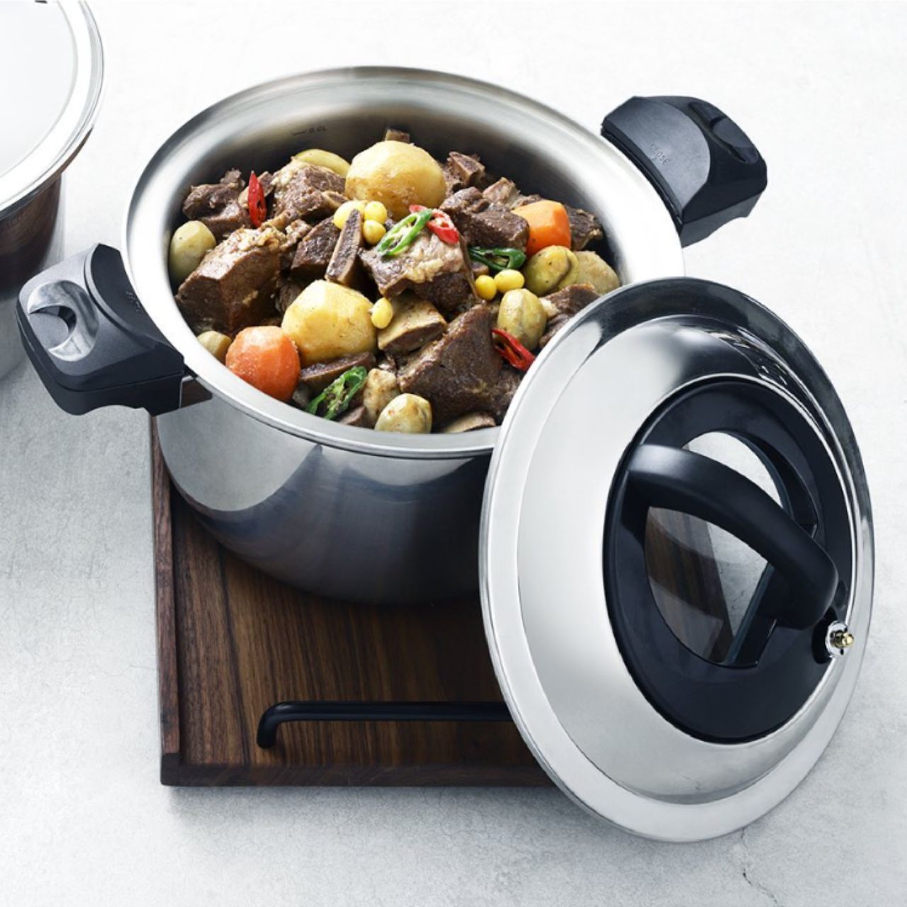 [Altenbach] STS 316 Ti, 5-PLY Multi-Cook Stainless Pressure Pot, 3 Sizes