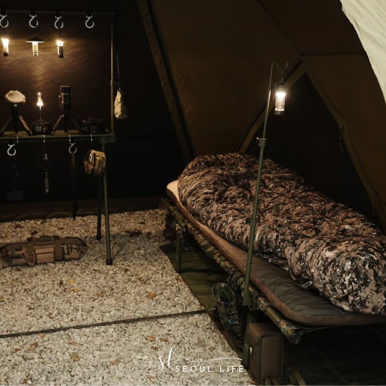 [TCOT] Military type One-touch Field Camping Bed