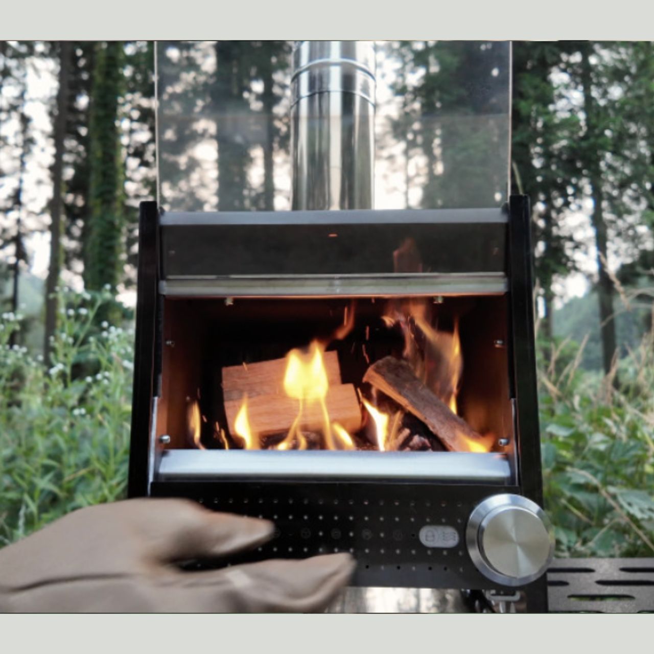[Victory] Mona Outdoor 2-way Wood Stove w/ cooking space
