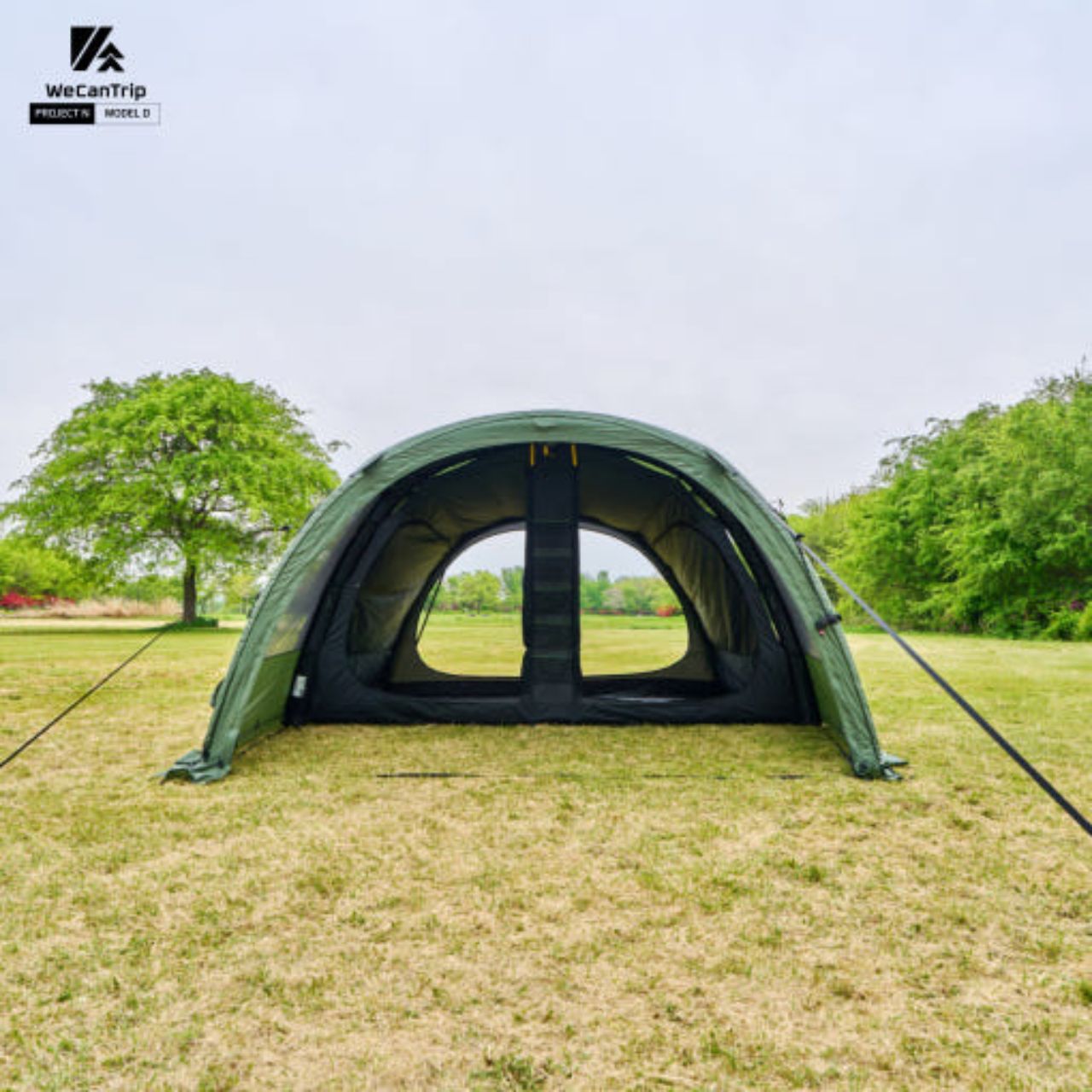 [We Can Trip] Model D Light-Weighted Air Tent, Shelter (Khaki, Black)