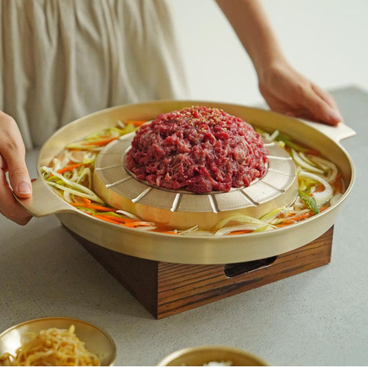 [NotDam] Korean Traditional Copper Grill Pan 30cm