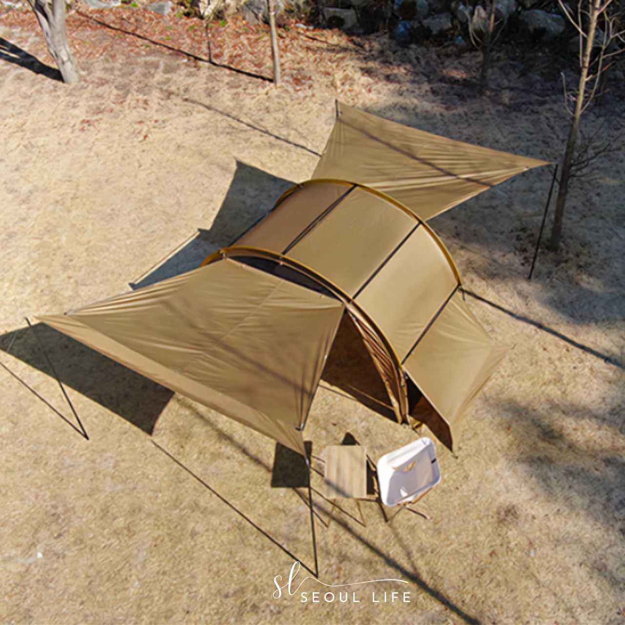 [JakeLah] J. Tunnel Tent, Extendable & Connectable design. Camping Gear