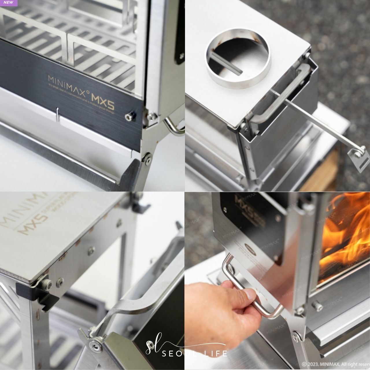 [Minimax] MX7 Wood Burning Outdoor Camping Stove, Made in Korea Camping Gear.