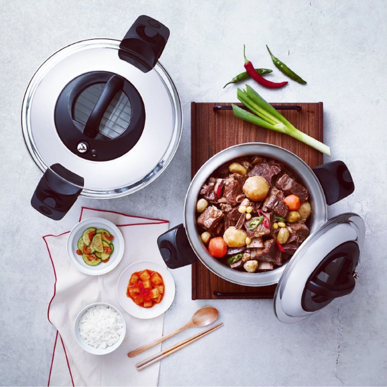 [Altenbach] STS 316 Ti, 5-PLY Multi-Cook Stainless Pressure Pot, 3 Sizes