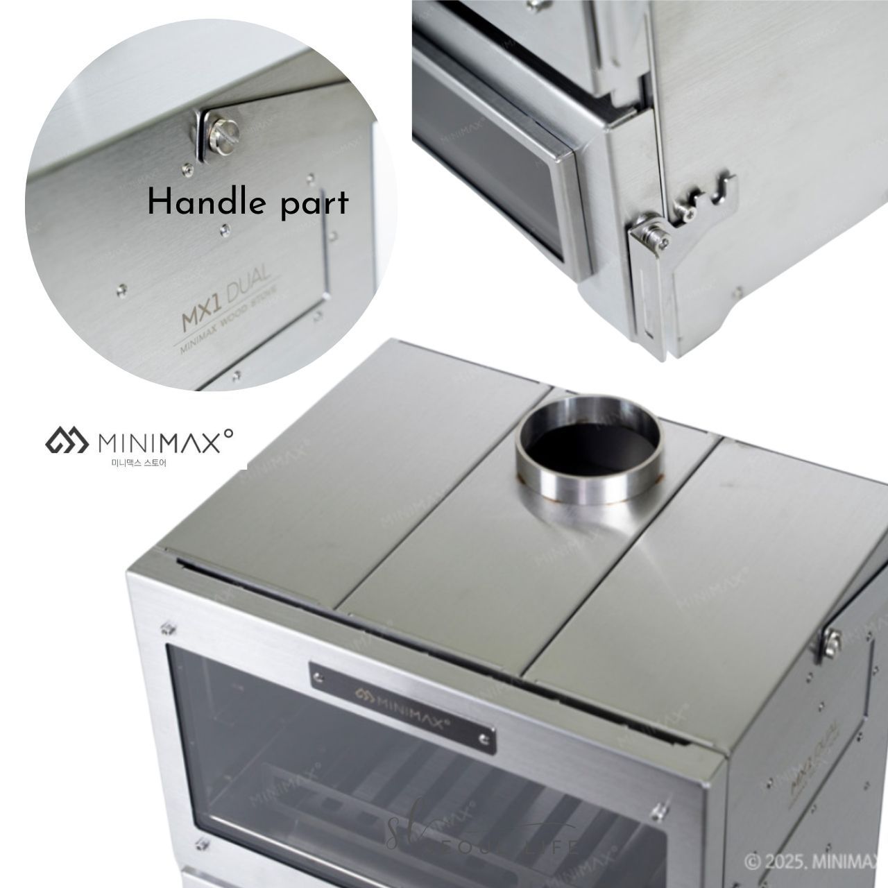 ユウマページ Minimax] MX1 Duel Oven, Two-in-One Camping Wood Burning Stove