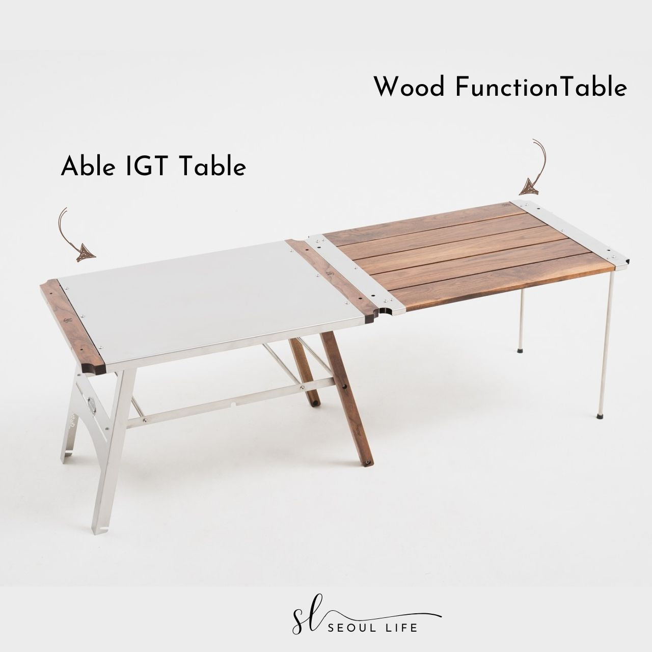 [Shahrazad] Able Extension IGT Table, Muti-function, Foldable Camping Table