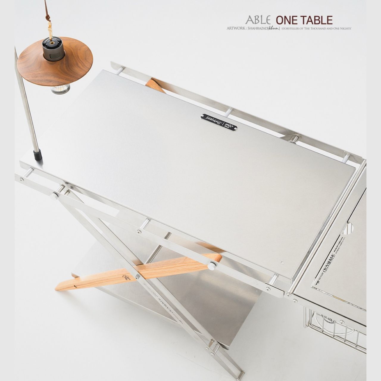 [Shahrazad] Camping Outddor Stainless Handcrafted IGT Folding Table, Made in Korea