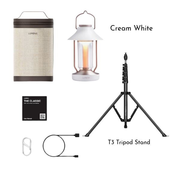 [Lumena] The Classic LED Camping lamp with T3 Tripod Stand