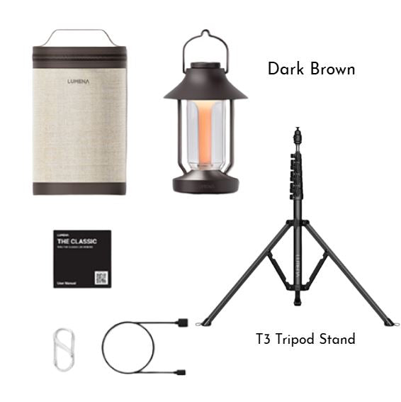 [Lumena] The Classic LED Camping lamp with T3 Tripod Stand