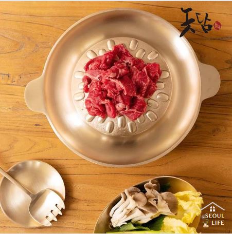 *NotDam* Korean traditional Brassware Grill (Griddle), 26cm