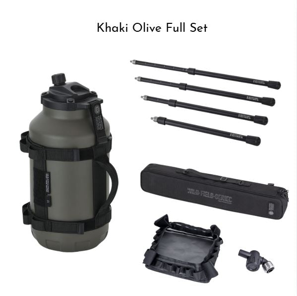 [KZM] Field TX SUS 304 ウォータージャグ 4.5 スタンドポール付き