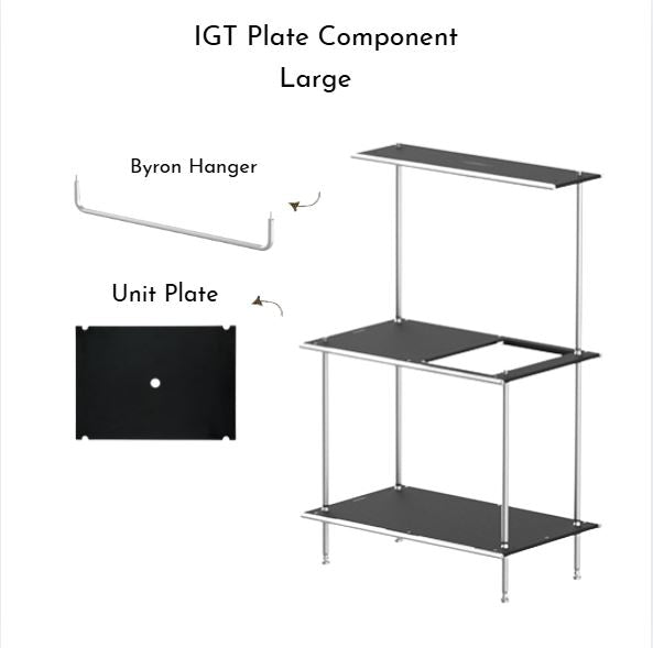 [Comma9] Byron Multi-function IGT Plate Shelf & Hanger