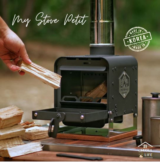 [Wood & Burn]*My Stove Petit* Mini Multi-use Camping Burning Stove, Mini Oven