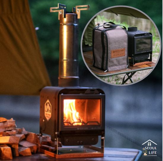 [Wood & Burn]*My Stove Petit* Mini Multi-use Camping Burning Stove, Mini Oven