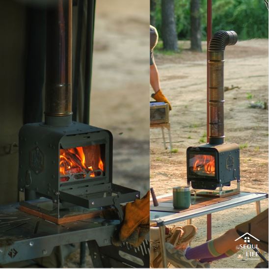 [Wood & Burn]*My Stove Petit* Mini Multi-use Camping Burning Stove, Mini Oven