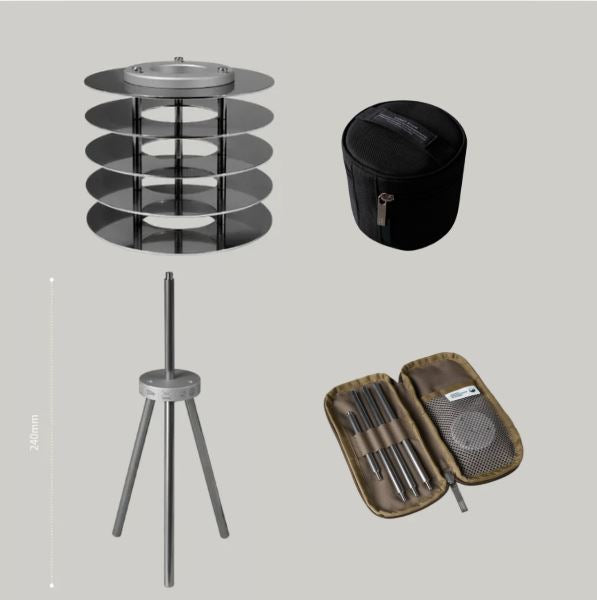 [Kunst Baum] Nessen 110 & Mono  Base Stand for 38explore lantern – Camping Lantern Stand, Height Adjustable