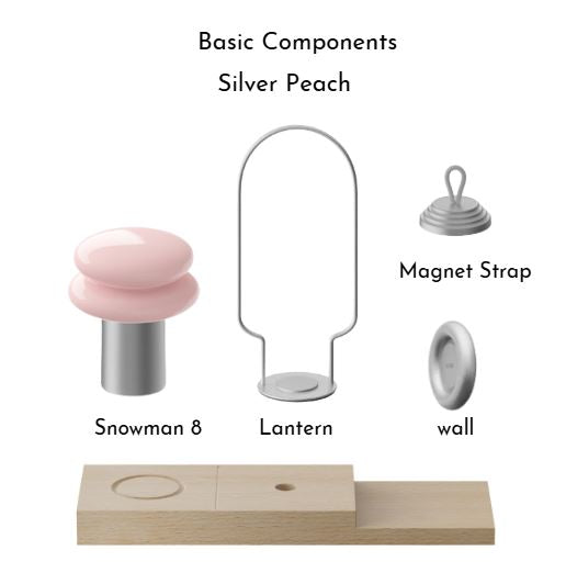 [ILKW] Snowman8 Multi-Use Portable Camping Lamp, Table Light
