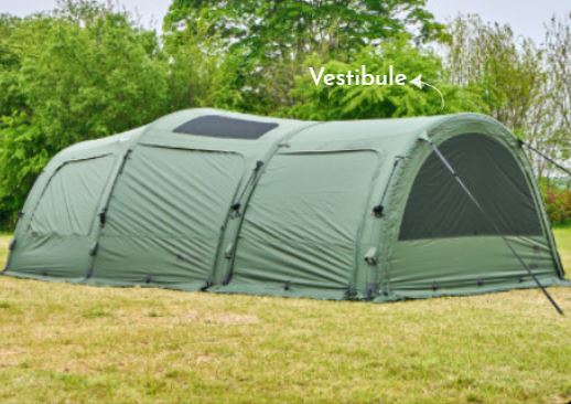 [We Can Trip] Model D Light-Weighted Air Tent, Shelter (Khaki, Black)