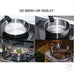 *Chefwin* 316STS 26cm Wok & 28cm Frying Pan Set with Detachable Handle