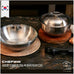 *Chefwin* 316STS(Ti) 22cm & 26cm Wok Set with Lids + detachable handle