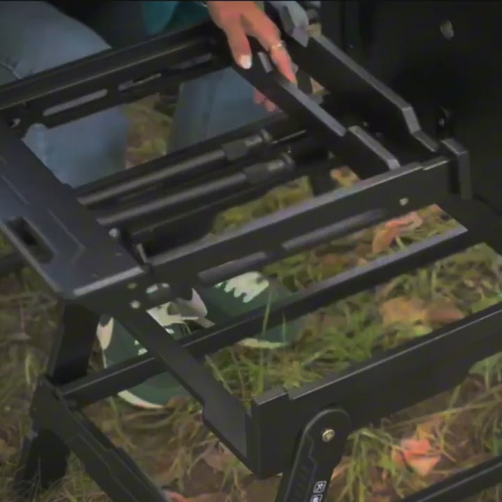 On-U Life] My Own Sliding Camping Table, Wood Folding Table