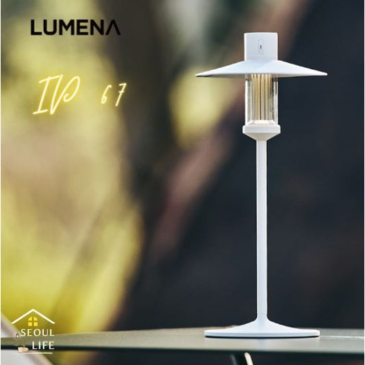 *Lumena M3* multi light & stand set, matt white color.