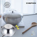 *Chefwin* 5-ply Stainless 316 Multi Wok 24cm with Lid