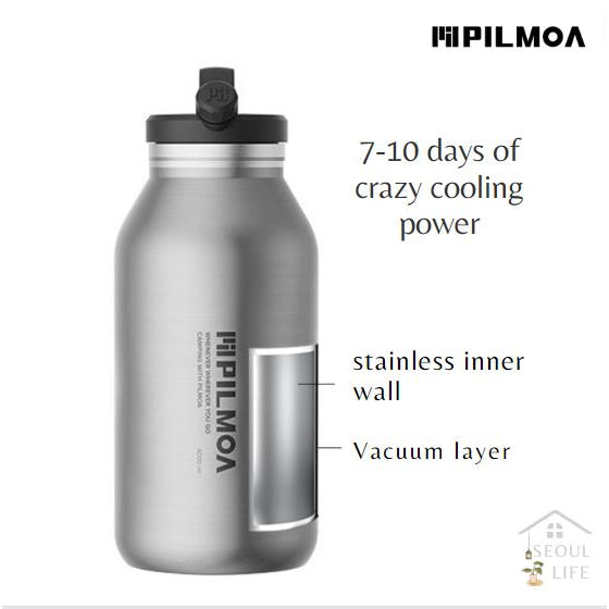 *Pilmoa* SUS 304 Camping Water 4L Jug & Standing Tray Legs Package