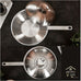 *Chefwin* 5-ply Stainless 316 Multi Wok 24cm with Lid