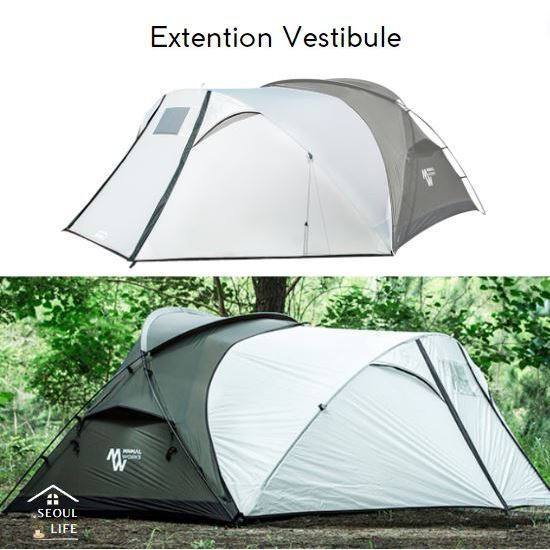 *Minimal Works* PAPRIKA Easy Pitch Extendable tent for 2 persons