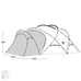 *Minimal Works* Vestibule tent for AGORA extendable camping tent & Shelter for all seasons